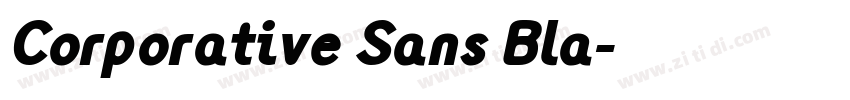 Corporative Sans Bla字体转换 Corporative Sans Bla字体转换